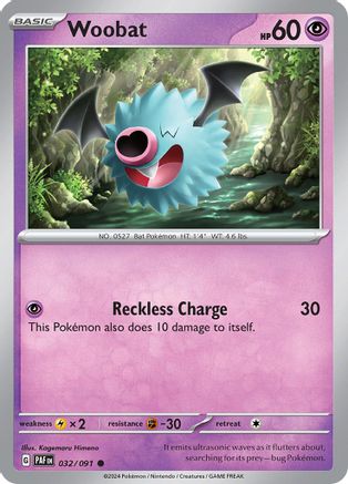 Woobat - SV: Paldean Fates #032