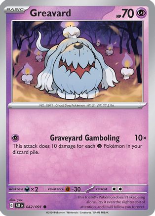 Greavard - SV: Paldean Fates #042