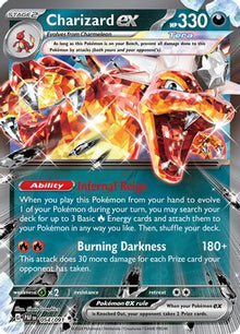 Charizard ex - 054/091 - SV: Paldean Fates #054