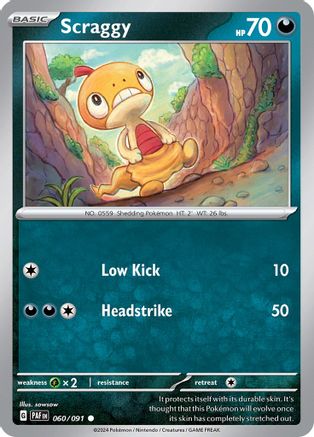 Scraggy - SV: Paldean Fates #060