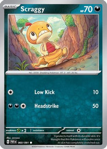 Scraggy - SV: Paldean Fates #060