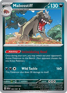 Mabosstiff - 063/091 - SV: Paldean Fates #063