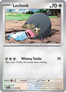 Lechonk - 071/091 - SV: Paldean Fates #071