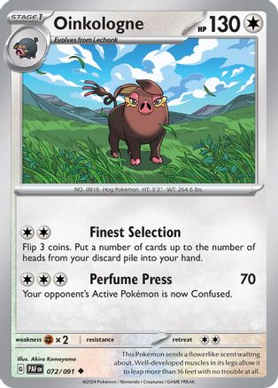 Oinkologne - SV: Paldean Fates #072