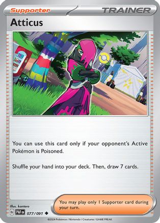 Atticus - SV: Paldean Fates #077