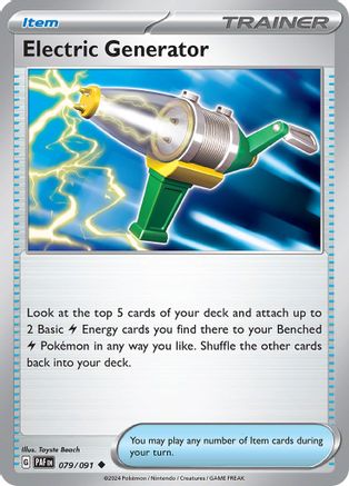 Electric Generator - SV: Paldean Fates #079