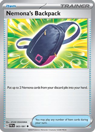 Nemona's Backpack - SV: Paldean Fates #083