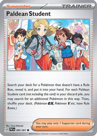 Paldean Student - 085/091 - SV: Paldean Fates #085