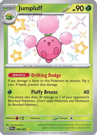 Jumpluff - SV: Paldean Fates #098