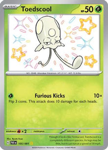 Toedscool - 105/091 - SV: Paldean Fates #105