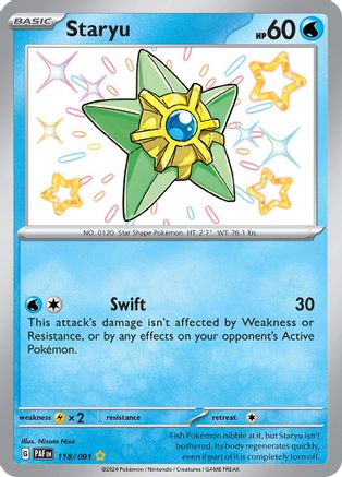 Staryu - SV: Paldean Fates #118