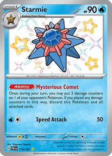 Starmie - SV: Paldean Fates #119