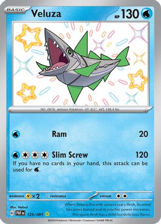 Veluza - 125/091 - SV: Paldean Fates #125