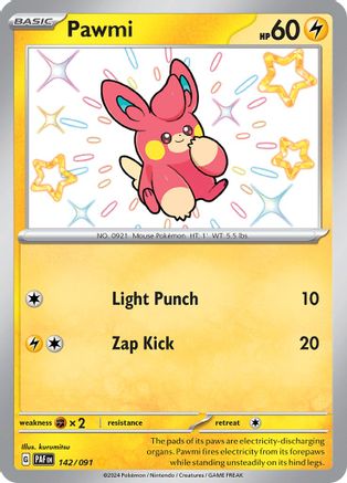 Pawmi - 142/091 - SV: Paldean Fates #142