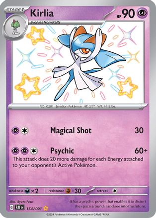 Kirlia - 154/091 - SV: Paldean Fates #154