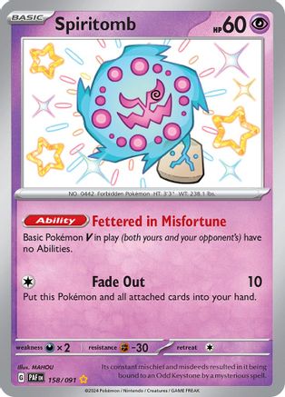 Spiritomb - SV: Paldean Fates #158