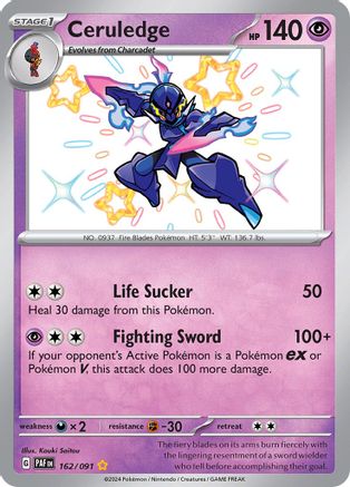 Ceruledge - 162/091 - SV: Paldean Fates #162
