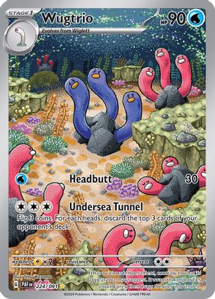 Wugtrio - 224/091 - SV: Paldean Fates #224