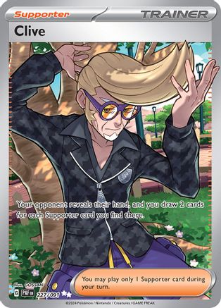 Clive - 227/091 - SV: Paldean Fates #227