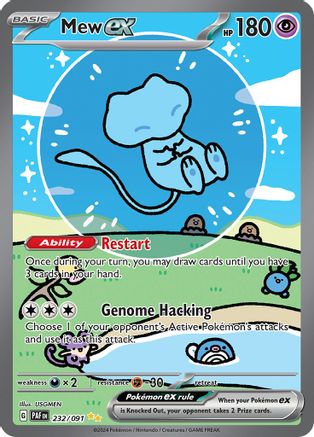 Mew ex - 232/091 - SV: Paldean Fates #232