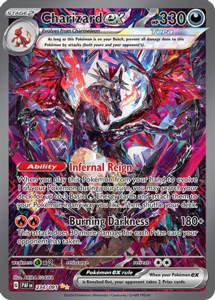Charizard ex - 234/091 - SV: Paldean Fates #234