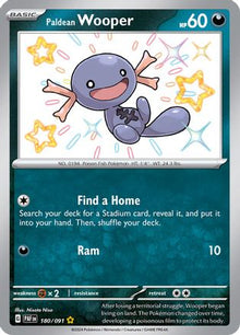 Paldean Wooper - 180/091 - SV: Paldean Fates #180