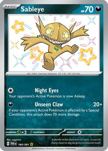 Sableye - SV: Paldean Fates #184