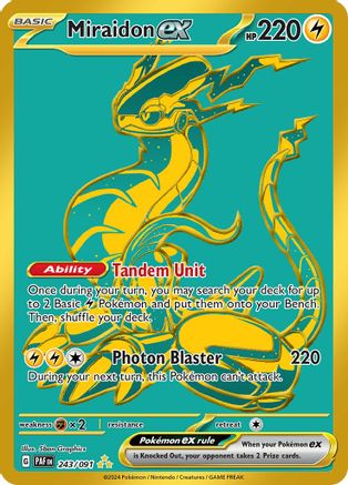 Miraidon ex - SV: Paldean Fates #243