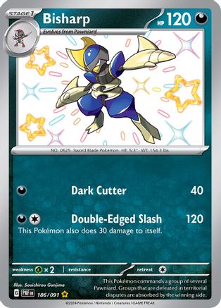 Bisharp - SV: Paldean Fates #186