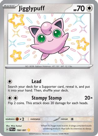 Jigglypuff - SV: Paldean Fates #198