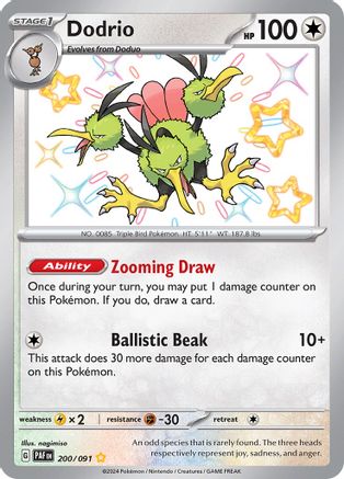 Dodrio - SV: Paldean Fates #200