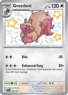 Greedent - SV: Paldean Fates #206