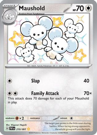 Maushold - 210/091 - SV: Paldean Fates #210