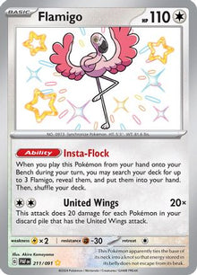 Flamigo - SV: Paldean Fates #211