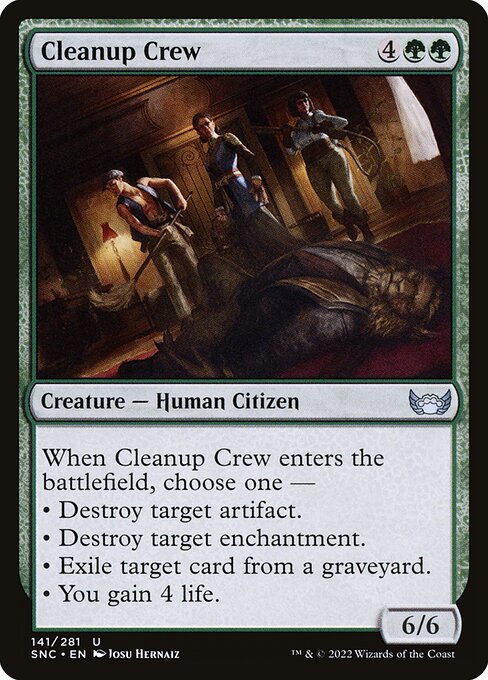 Cleanup Crew — SNC — 141