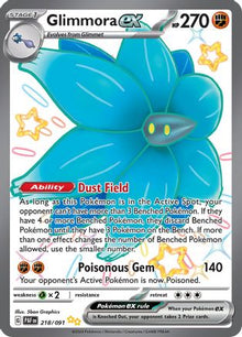 Glimmora ex - SV: Paldean Fates #218