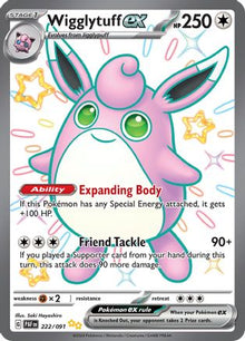 Wigglytuff ex - SV: Paldean Fates #222