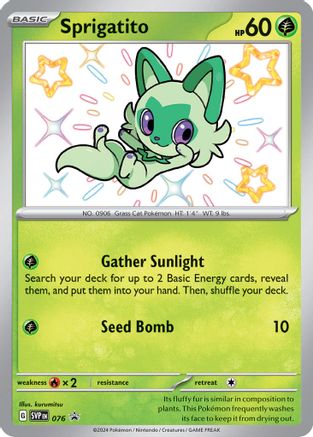 Sprigatito - 076 - SV: Scarlet & Violet Promo Cards #076