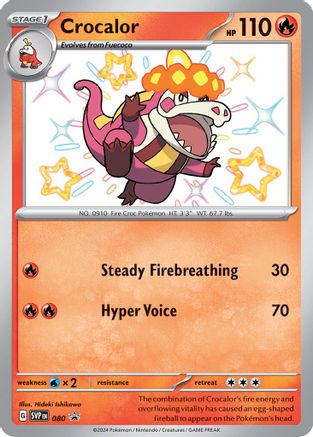 Crocalor - 080 - SV: Scarlet & Violet Promo Cards #080