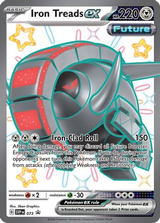 Iron Treads ex - 073 - SV: Scarlet & Violet Promo Cards #073