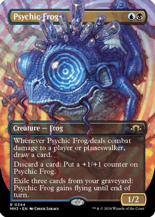 Psychic Frog (Borderless) - Modern Horizons 3 #344