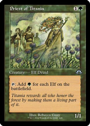 Priest of Titania (Retro Frame) - Modern Horizons 3 #428