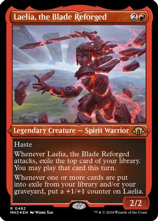 Laelia, the Blade Reforged (Foil Etched) - Modern Horizons 3 #482