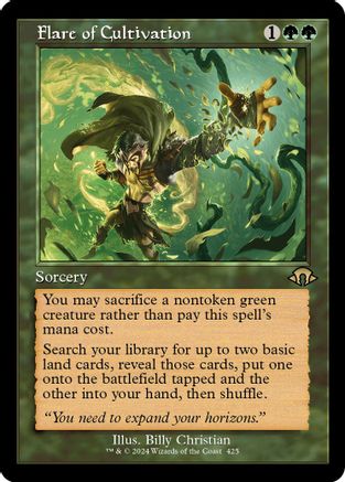 Flare of Cultivation (Retro Frame) - Modern Horizons 3 #425