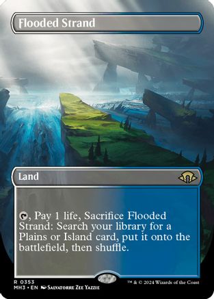 Flooded Strand (Borderless) - Modern Horizons 3 #353