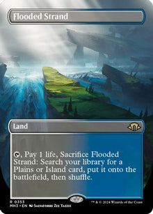 Flooded Strand (Borderless) - Modern Horizons 3 #353
