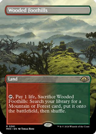 Wooded Foothills (Borderless) - Modern Horizons 3 #361