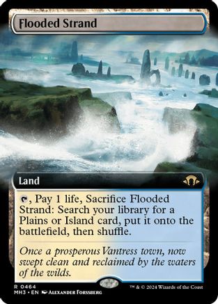 Flooded Strand (Extended Art) - Modern Horizons 3 #464