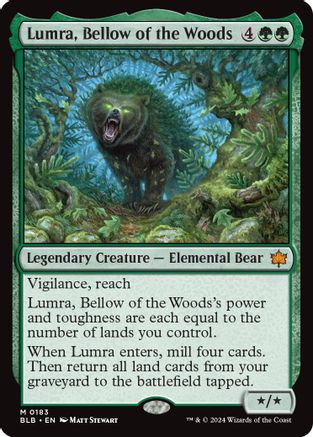 Lumra, Bellow of the Woods - Bloomburrow #183