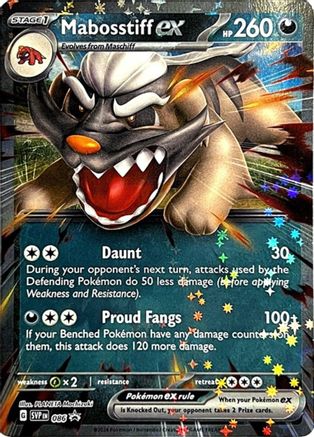 Mabosstiff ex - 086 - SV: Scarlet & Violet Promo Cards #086